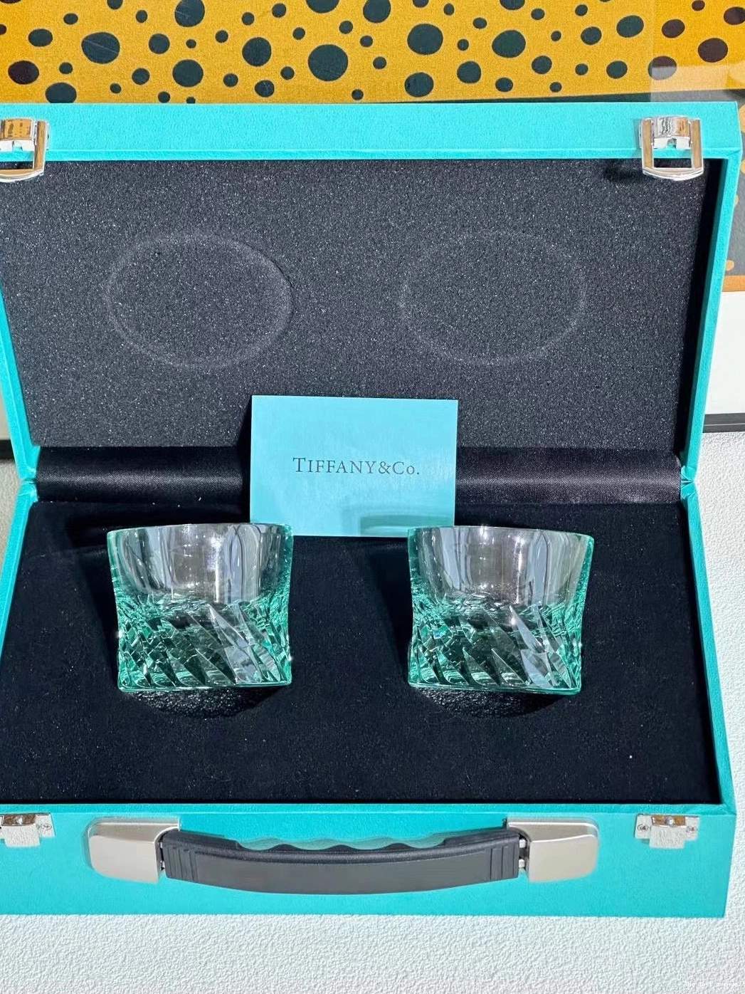 SET CUP GLASSWARE TIFFANY 0807